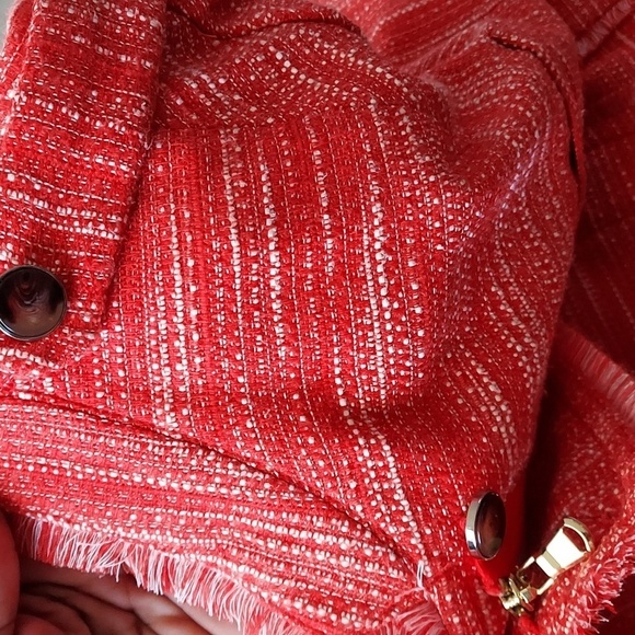 Chico's textured jacket Sz-3 - Picture 10 of 12